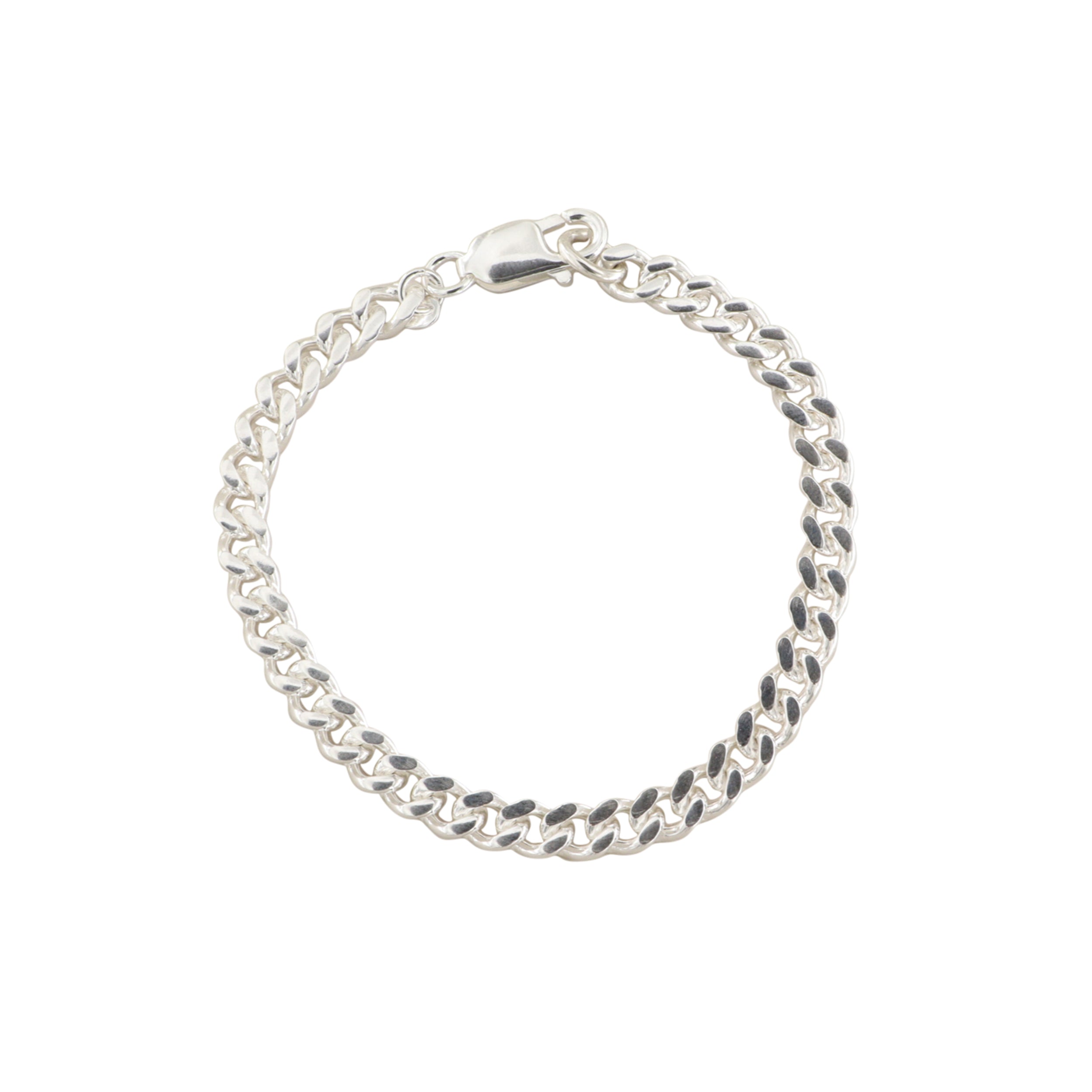 Sølv Armbånd Panser Facet Armbånd - Spain Armbånd  - 05740034086902