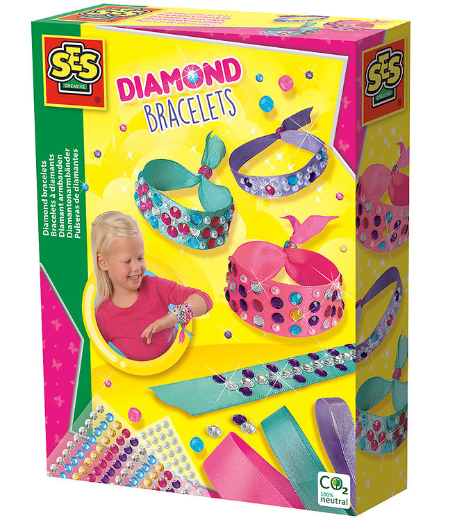 Multifarvet Ses Creative Kreasæt Diamantmosaik Armbånd - Ses Creative Armbånd  - 8710341147464