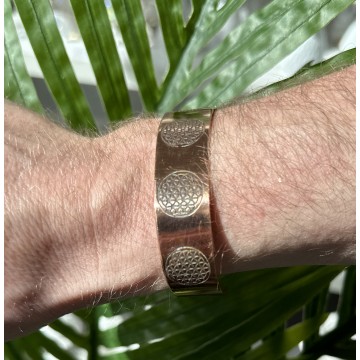 Kobber Armbånd Livets Blomst Kobber Armbånd Godkarmashop - Phoenix Import Armbånd