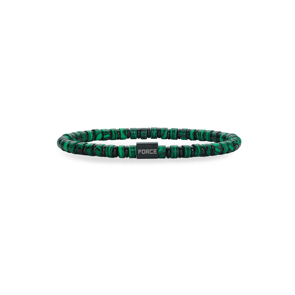 Grøn Scrouples Tigerøje Herre Armbånd 03341 - Scrouples Armbånd  - 1233690185255