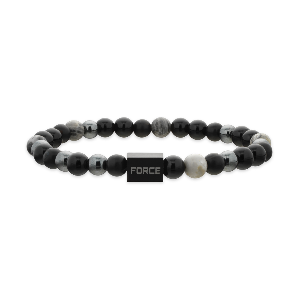 Scrouples Force Armbånd Med Agat Sten 03811a - Scrouples Armbånd