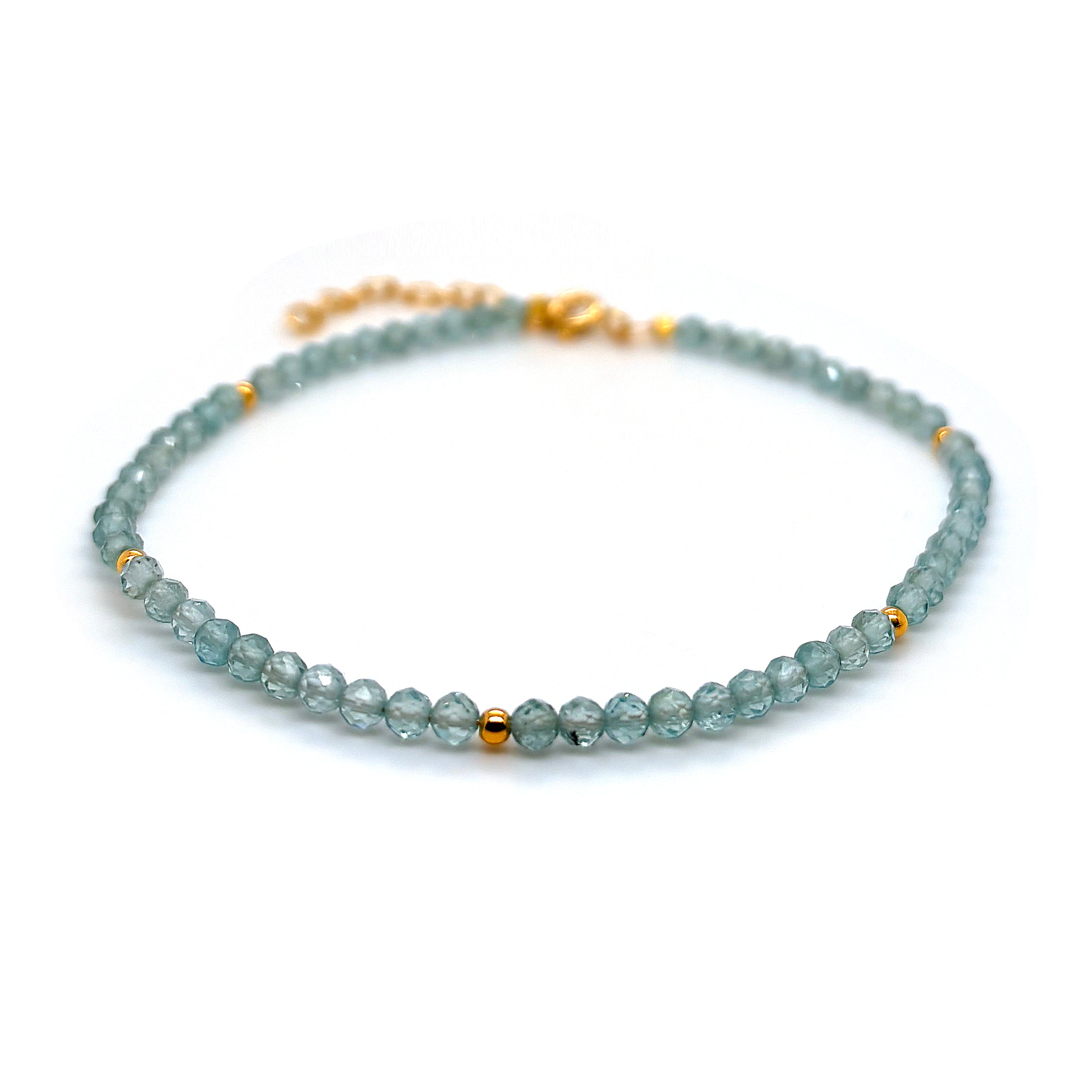 Scrouples Blå Apatite Quartz Armbånd 39832a - Scrouples Armbånd
