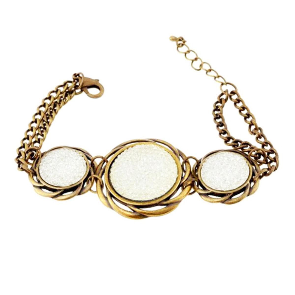 Hvid Armbånd Til Kvinder Cristian Lay 437080 Stål Gylden - Cristian Lay Armbånd  - 5416418016086