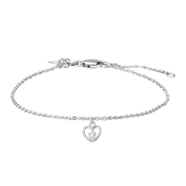 Nordahl Sølv Barnearmbånd Med Hjerte 834002 - Nordahl Armbånd  - 1233690110653