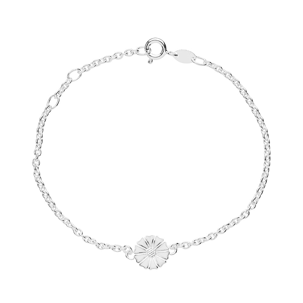 Lund Copenhagen Marguerit Armbånd Sølv 9mm 901009 - Lund Armbånd  - 1233690068947