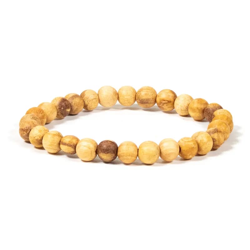 Palo Santo ArmbÅnd Runde Perler Palo Santo Yogo & Yogini Studiobuus - Armbånd  - 8720088295304