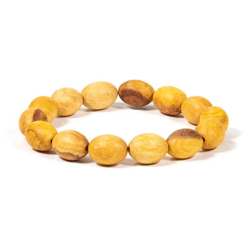 Palo Santo ArmbÅnd Ovale Perler Palo Santo Yogo & Yogini Studiobuus - Armbånd  - 8720088295328