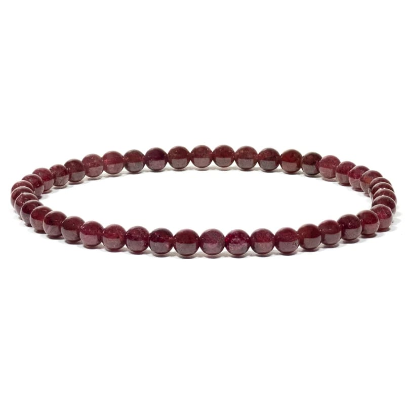 Granat ArmbÅnd Poleret Krystaller Armbånd Yogo & Yogini Studiobuus - Armbånd  - 8720088294390