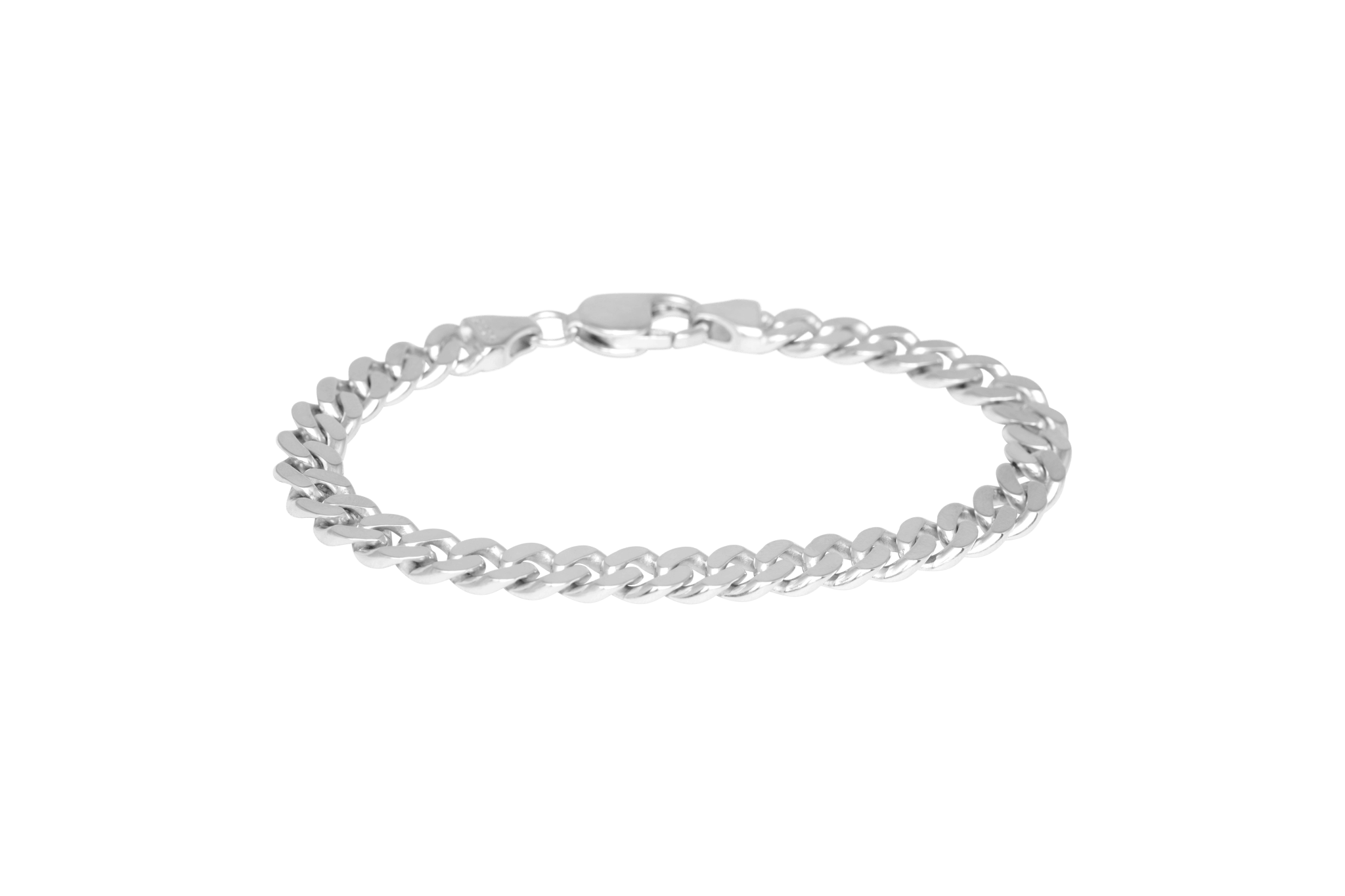 Sølv Chunky Curb Matt Bracelet Silver - Ix Studios Armbånd  - 5714534025792