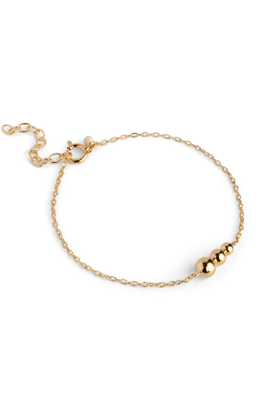 925S/GP Enamel Copenhagen Armbånd Trinity Gold Colour - Armbånd  - 5714274033606