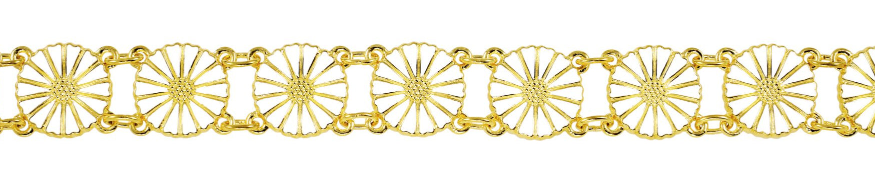 Lund Copengahen Marguerit Armbånd 11mm 901011 - Lund Armbånd  - 1233690078281