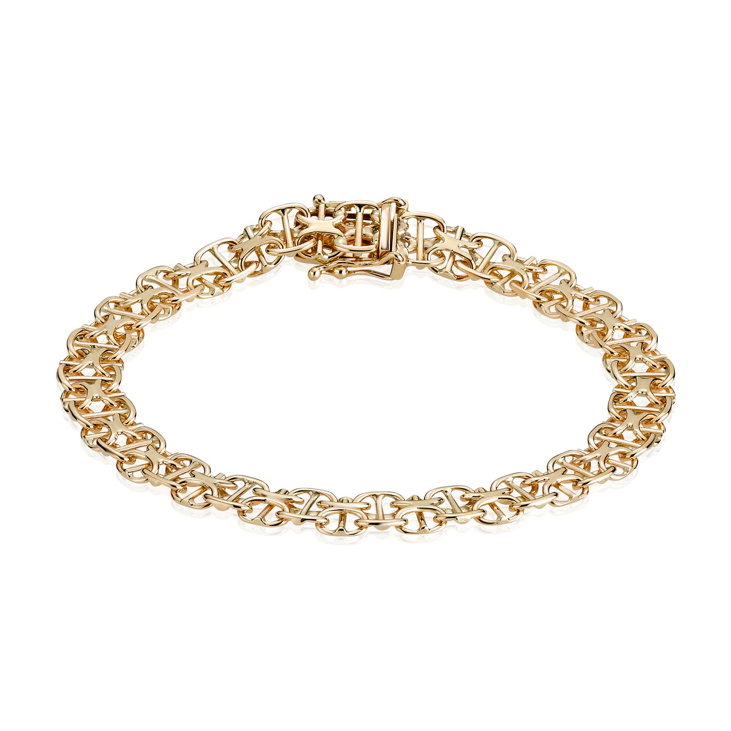 Bnh Guld Armbånd Med Stav Kasselås - Bnh Armbånd  - 1233690140513