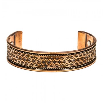 Armbånd Livets Blomst Kobber Kobber Armbånd Godkarmashop - Phoenix Import Armbånd