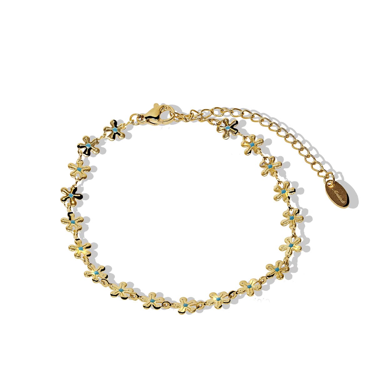 Bold Guld Blomster Armbånd - Abelstedt Armbånd