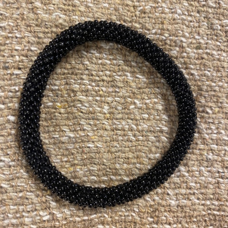 Nepali Armbånd Sorte Perler - Friihof + Siig Armbånd