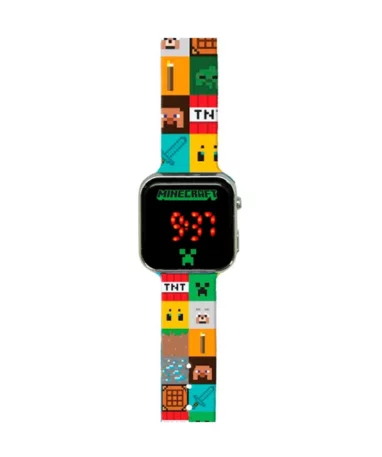 Minecraft Digital Led Armbåndsur Adventure Style - Armbånd