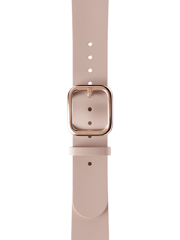 Withings Leather Wristband Peach - Withings Armbånd  - 3700546703997