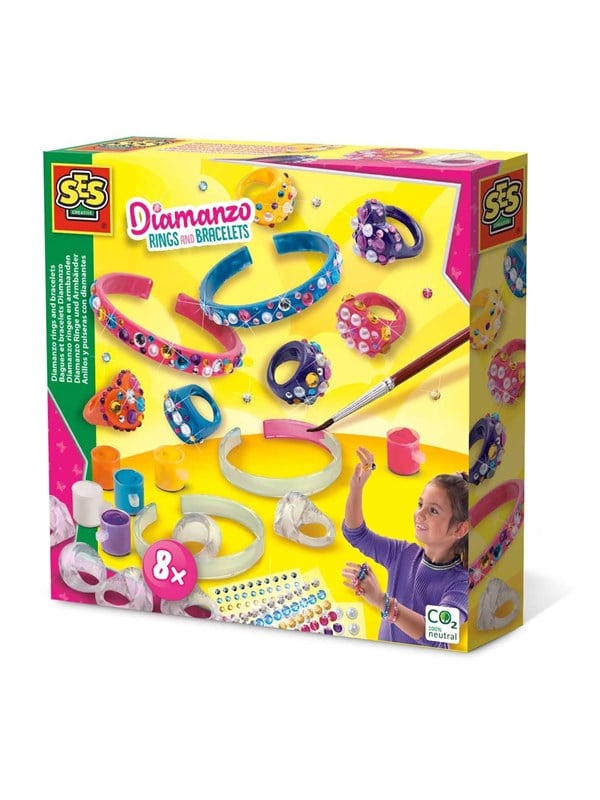 Ses Creative Diamanzo Rings And Bracelets - Ses Creative Armbånd  - 8710341147068