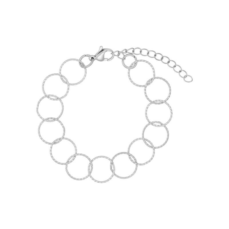Armbånd Stål Med Fine Ringe - Blicherfuglsang Armbånd