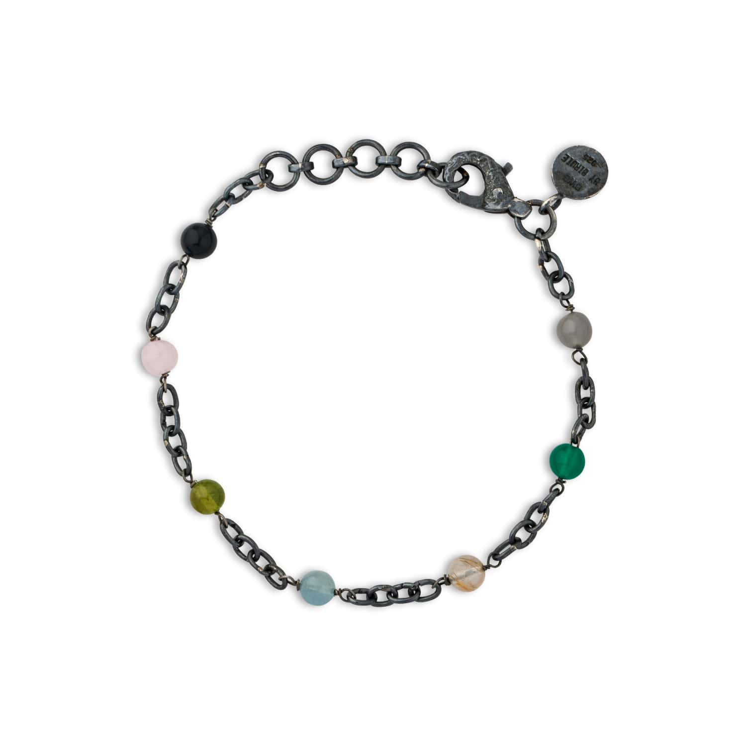 Grøn Chain Fenton Stone Mix Armbånd - Bybirdie.dk Armbånd