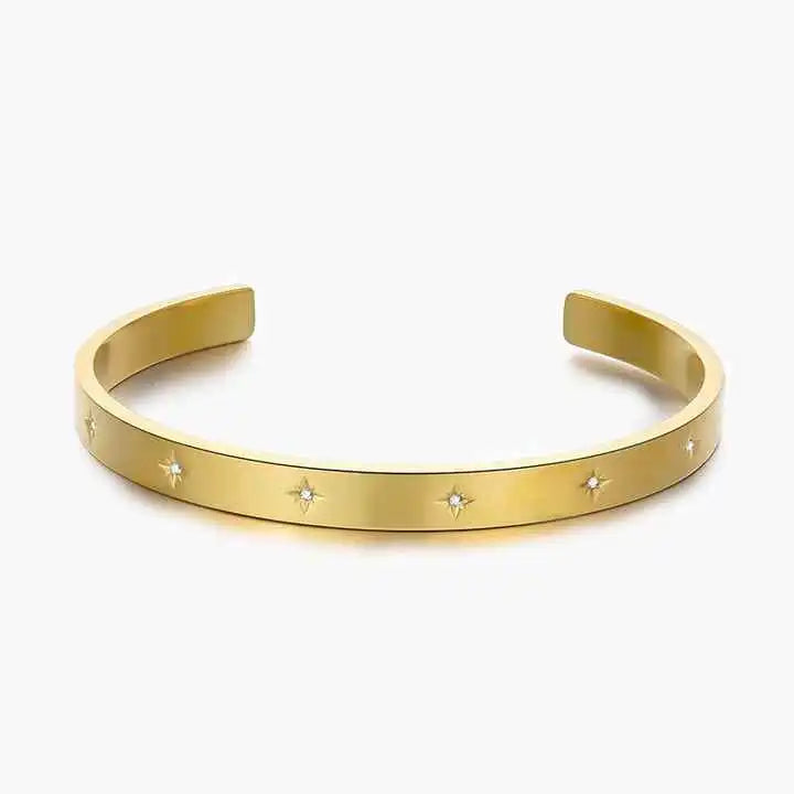 Luma Armbånd Guldbelagt Armbånd Med Zirkoner - Lilu Studio Armbånd