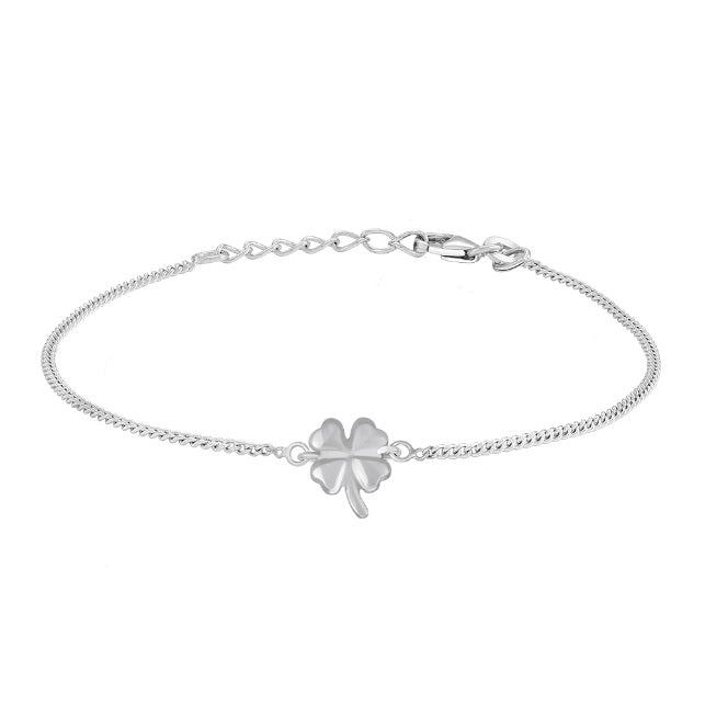 Nordahl Sølv Børnearmbånd Med Firkløver 80250600900 - Nordahl Armbånd  - 1233690110660