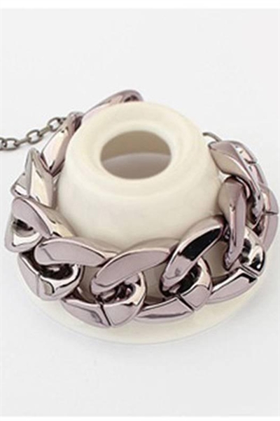 Dark Chorme Bracelet - Cherries.dk Armbånd