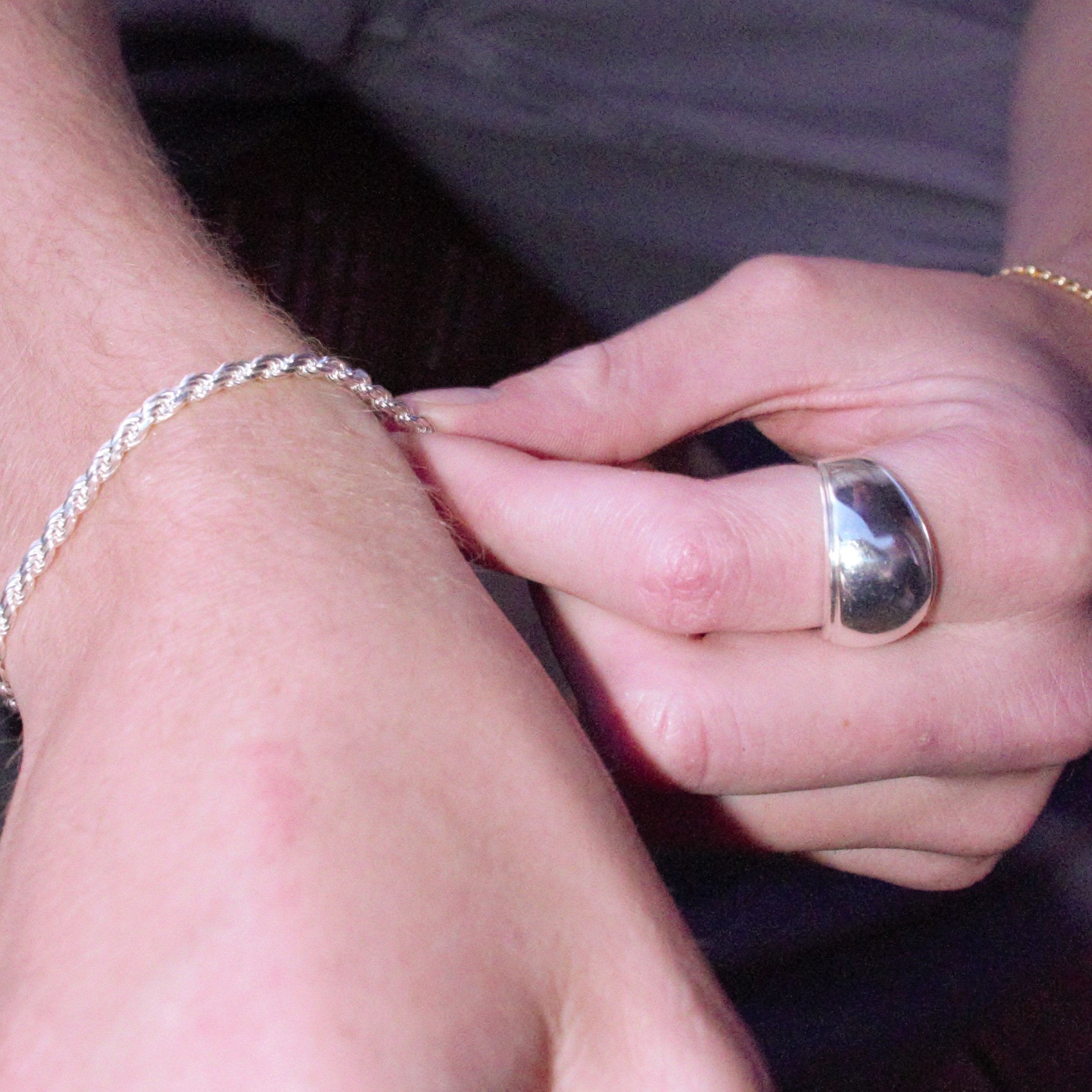 Sølv Armbånd Cordel Kæde Sterling - Spain Armbånd  - 05740034031636