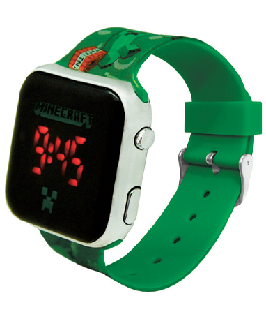 Minecraft Creeper Armbåndsur Led - Armbånd