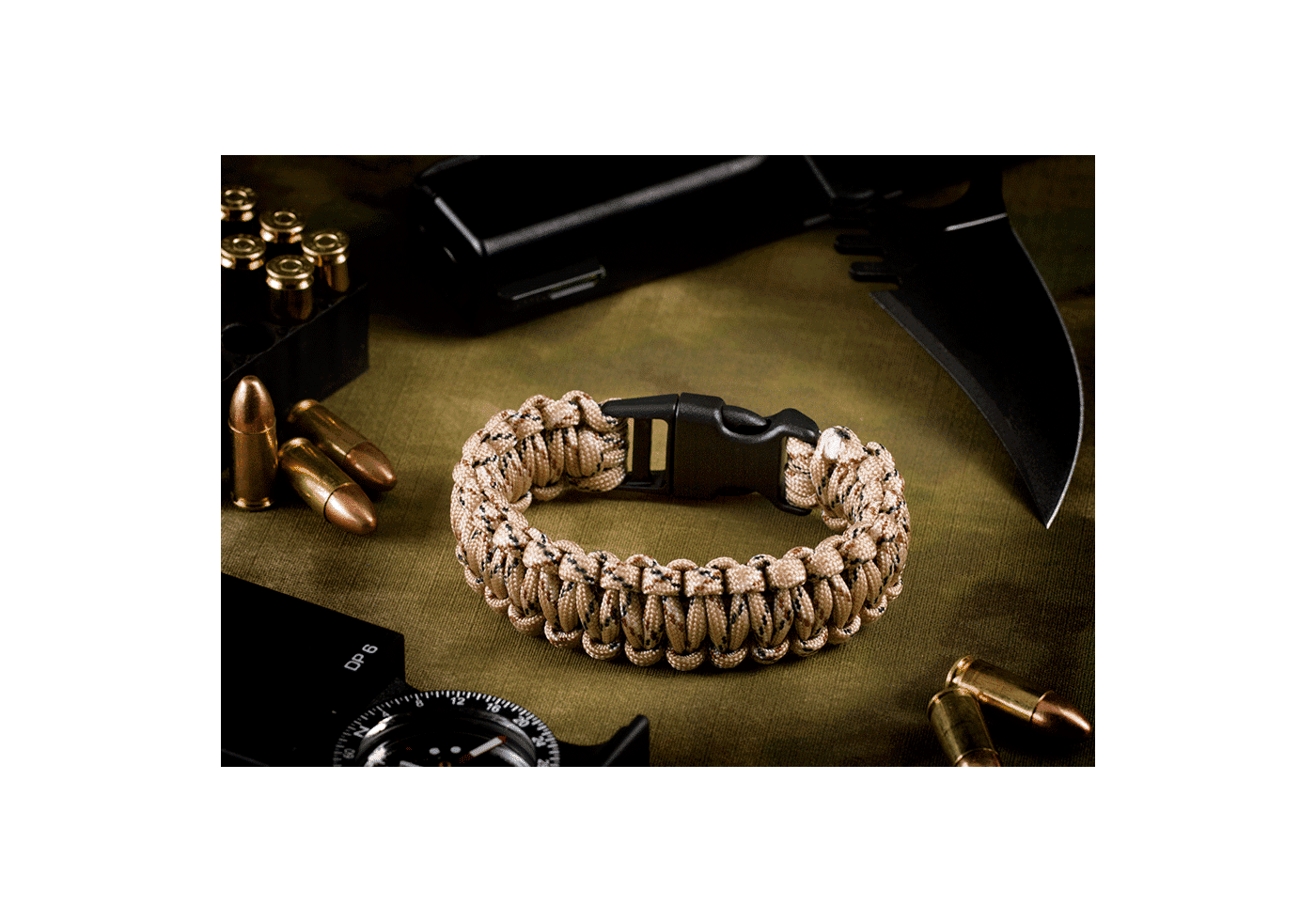 Desert Paracord Bracelet Mange Farver Invader Gear - Armbånd  - 9010109134811