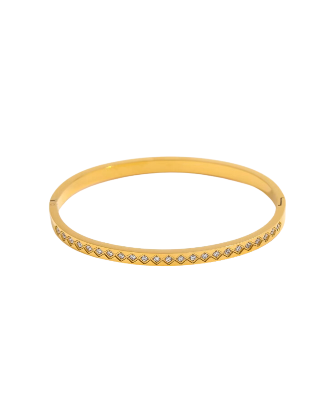 Celia Guldbelagt Armbånd Med Lukkefunktion - Lilu Studio Armbånd
