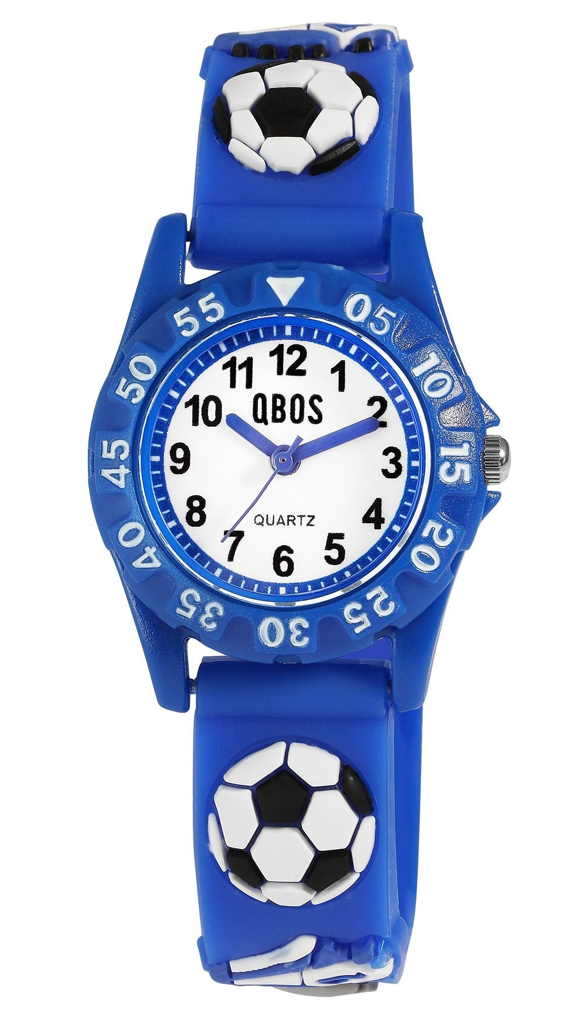 Børneur Med Fodboldmotiv Blå - Lukaki.dk Armbånd  - 4068532022064