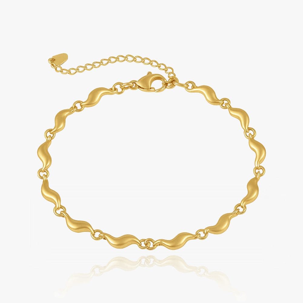 Tekstur Ocean Armbånd 18k Guldbelagt - Armbånd