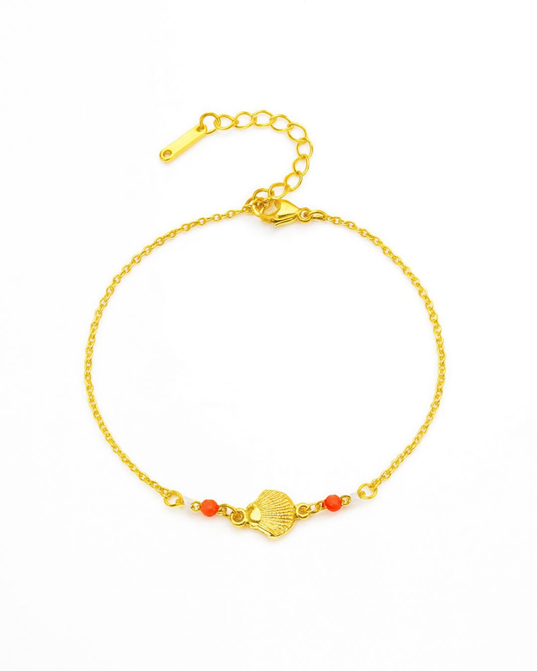 Isla Guldbelagt Armbånd Med Muslingeskal - Lilu Studio Armbånd