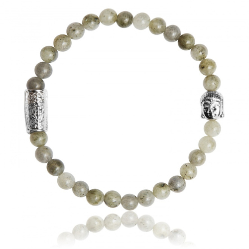 Lauren Steven Labradorit Armbånd Med Buddha - Armbånd