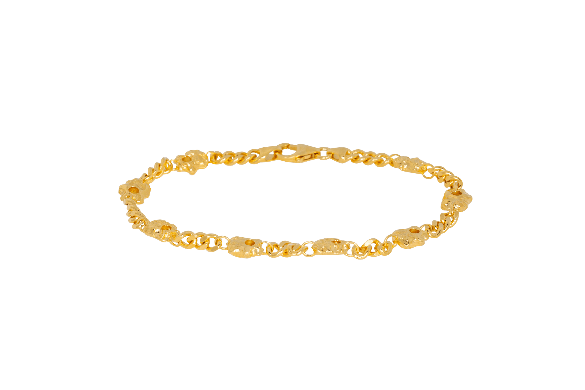 Guld Rock Curb Bracelet - Ix Studios Armbånd  - 5714534011030