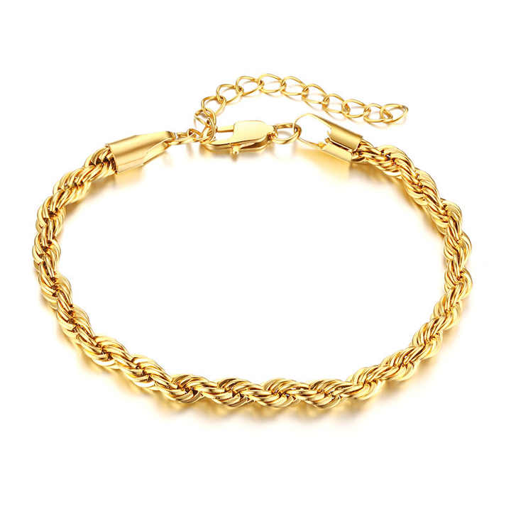 Ruth Snoet Rope Guldarmbånd - Lilu Studio Armbånd
